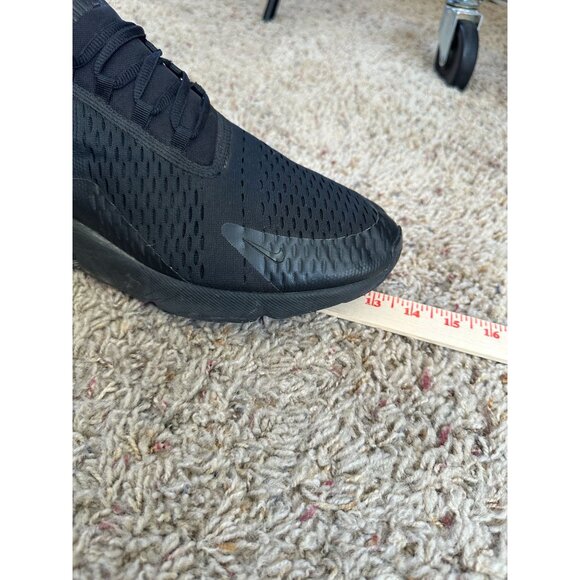 Nike Air Max 720 Mens Sneakers Triple Black 13 Cushioned Lightweight Lace-Up - Picture 6 of 7